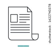 newsfeed icon vector illustration logo template for many purpose. Isolated on white background.