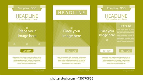 Newsletter corporate vector layout template for business or non-profit organization