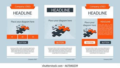 Newsletter corporate vector layout template for business or non-profit organization