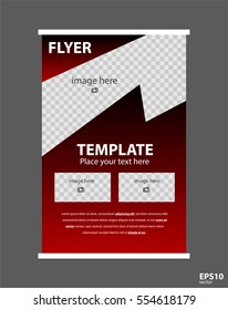 Newsletter corporate vector layout template for business or non-profit organization