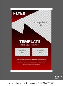 Newsletter corporate vector layout template for business or non-profit organization