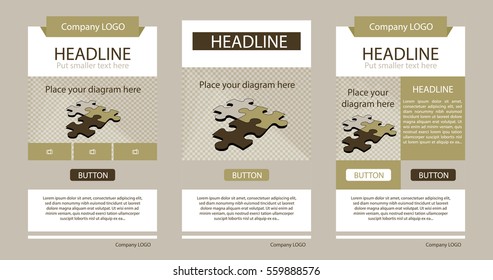 Newsletter corporate vector layout template for business or non-profit organization
