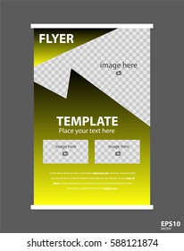 Newsletter corporate vector layout template for business or non-profit organization