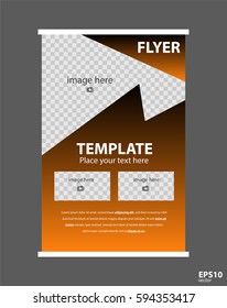 Newsletter corporate vector layout template for business or non-profit organization