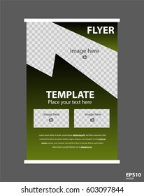 Newsletter corporate vector layout template for business or non-profit organization