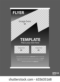 Newsletter corporate vector layout template for business or non-profit organization