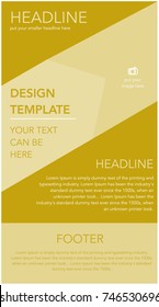 Newsletter corporate vector layout template for business or non-profit organization