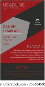 Newsletter corporate vector layout template for business or non-profit organization