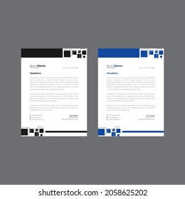 Newsletter Design. Corporate Letterhead. Company Letterhead. 