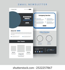 Newsletter Email Template Design for Business