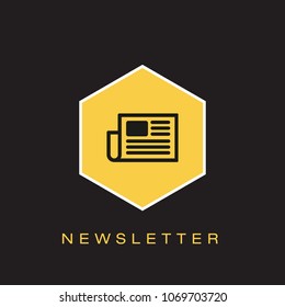 Newsletter Icon Concept
