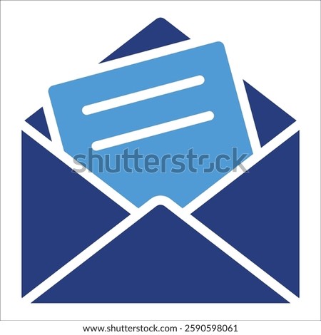 Newsletter Icon Element For Design