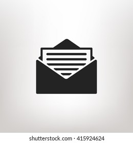 Newsletter icon vector