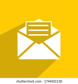 Newsletter-Symbol-Vektor, Nachrichtensymbol