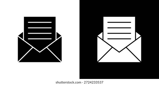Newsletter-Symbol. Vektorvorlage. Konzept Icon flaches Design.