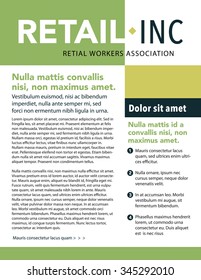 Newsletter with ordered list, headline, and copy
