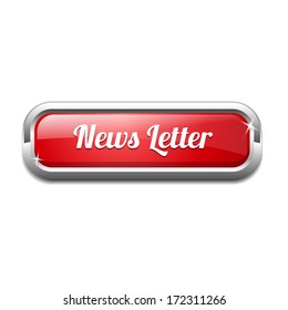 Newsletter Rectangular Shiny Button