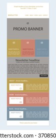 newsletter template for business or non-profit organization