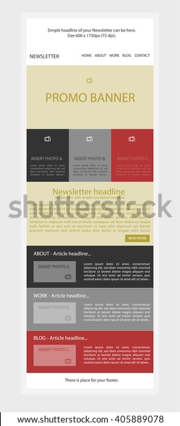Non Profit Newsletter Template from image.shutterstock.com