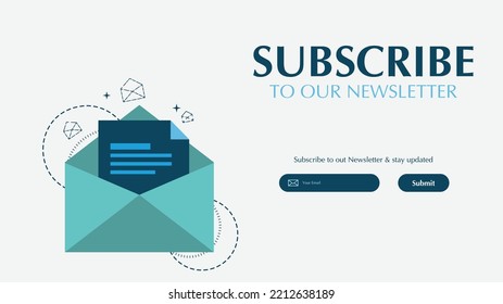 Newsletter Template Design, Email, Poster 