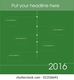 newsletter template graph for business or non-profit organization