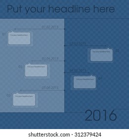 newsletter template graph for business or non-profit organization