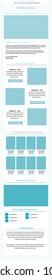 Newsletter vector layout template for business or non-profit organization