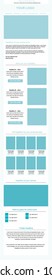 Newsletter vector layout template for business or non-profit organization