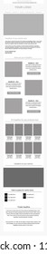 Newsletter vector layout template for business or non-profit organization