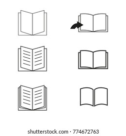 Newspaper and book icons 