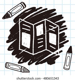 newspaper doodle drawing