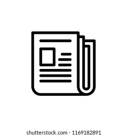newspaper flat icon