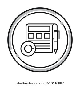 Newspaper folded vector icon, news paper front page top view abstract printed text articles and headlines, world news, daily paper rolled, journal, magazine flat design