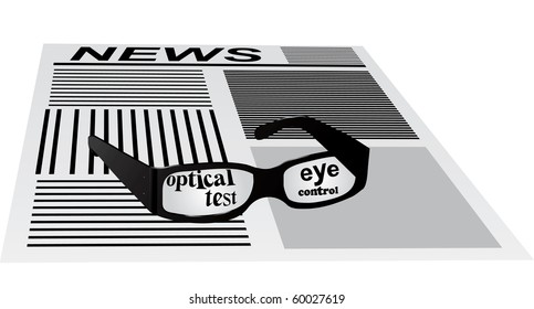newspaper glasses