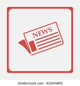 Newspaper icon.