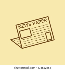 Newspaper Icon.