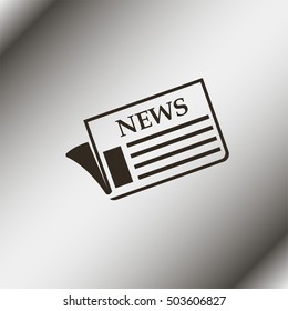 Newspaper icon.