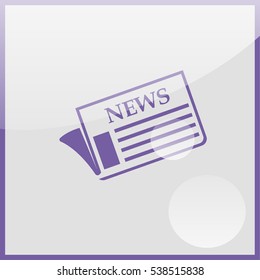 Newspaper icon.