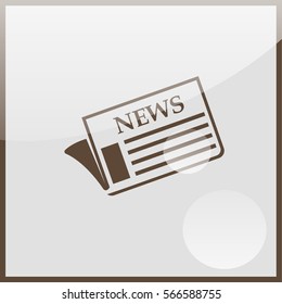 Newspaper icon.