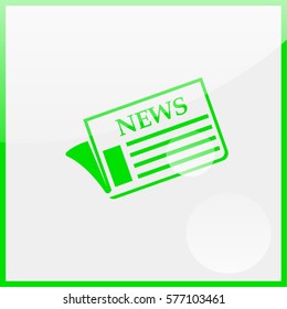 Newspaper icon.