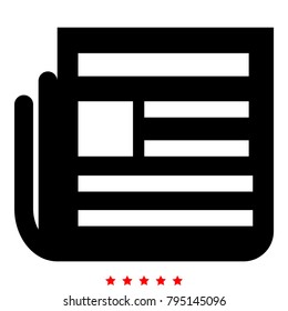 Newspaper icon .