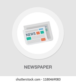 newspaper icon - daily newsletter - news icon - media publication -news article