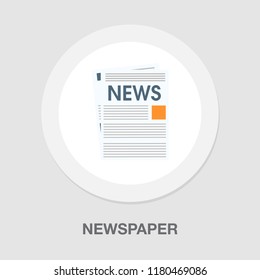 newspaper icon - daily newsletter - news icon - media publication -news article
