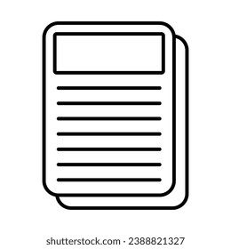 Newspaper Icon Design For Personal And Commercial Use