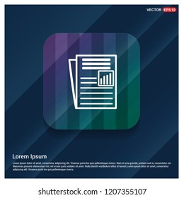 Newspaper Icon - Free vector icon