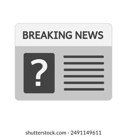 newspaper icon for illustration and graphic design