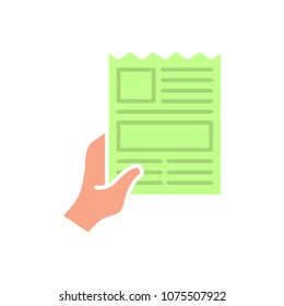 Newspaper icon illustration,press vector sign symbol