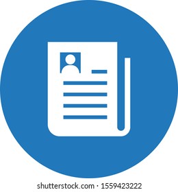 newspaper icon isolated on background
