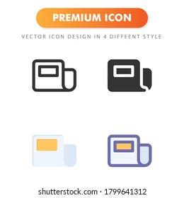newspaper icon isolated on white background. for your web site design, logo, app, UI. Vector graphics illustration and editable stroke. EPS 10.