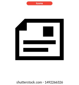 newspaper icon isolated sign symbol vector illustration - high quality black style vector icons
